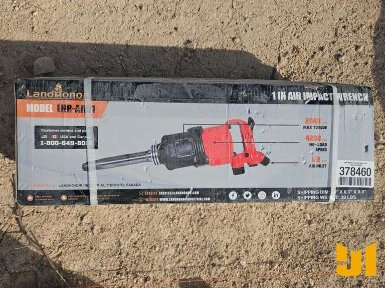 UNUSED LANDHONOR LHR-AIW1 1 IN. AIR IMPACT WRENCH