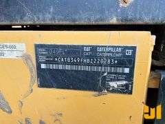 2018 CATERPILLAR 349FL HYDRAULIC EXCAVATOR SN: CATO349FHBZ220283