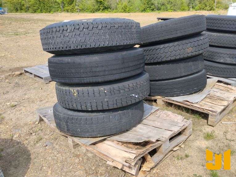 QTY OF (4) MISC TIRES W/ WHEELS