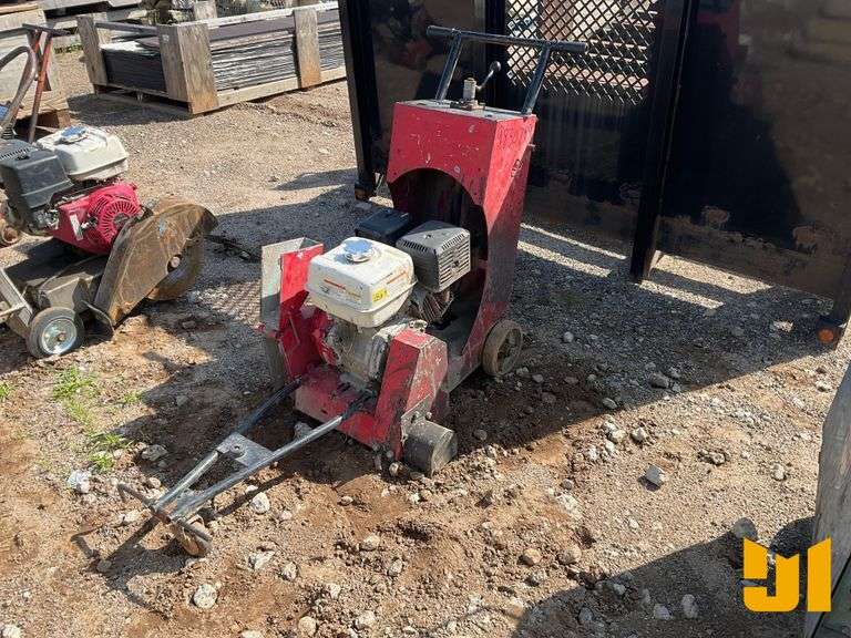 14" WALK-BEHIND CONCRETE SAW, GAS, ***LOCATED IN PELZER, SC***, LOADING