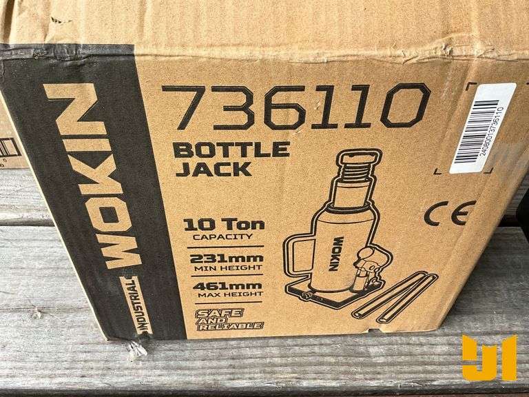 QTY (2) 10 TON BOTTLE JACKS