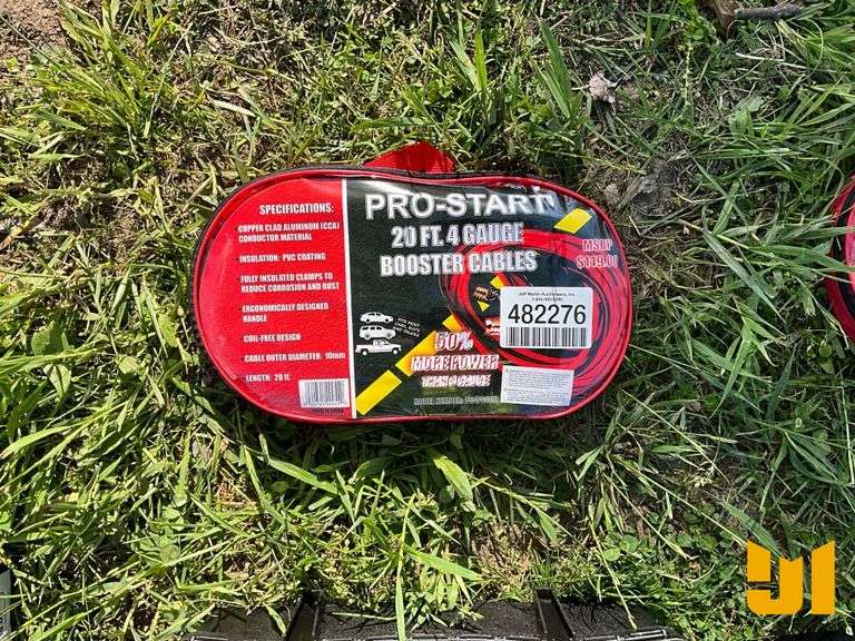 UNUSED, PRO-START BOOSTER CAVLES, 20', 4 GA