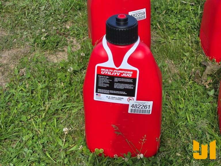UTILITY JUG 5 GAL RED
