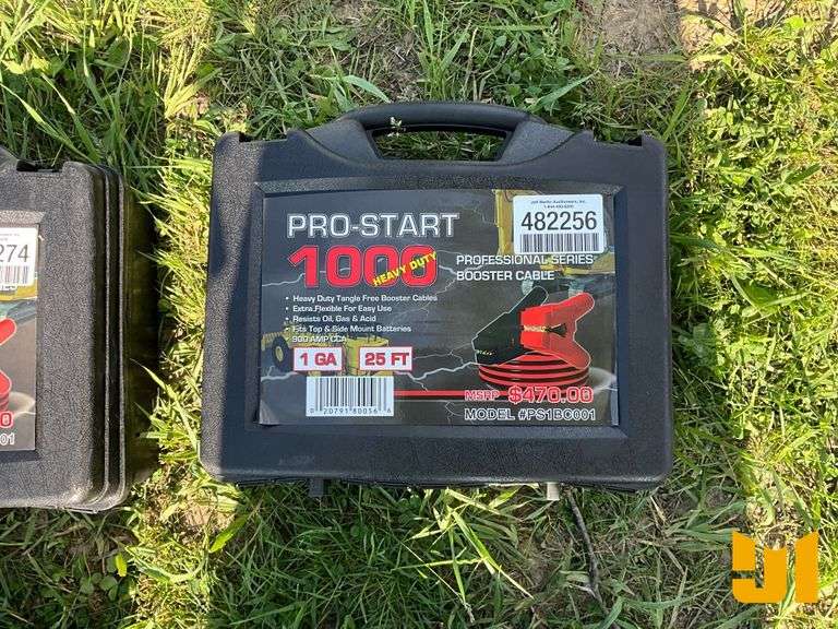 PRO-START 1GA 25’ PROFFESSIONAL SERIES BOOSTER CABLES