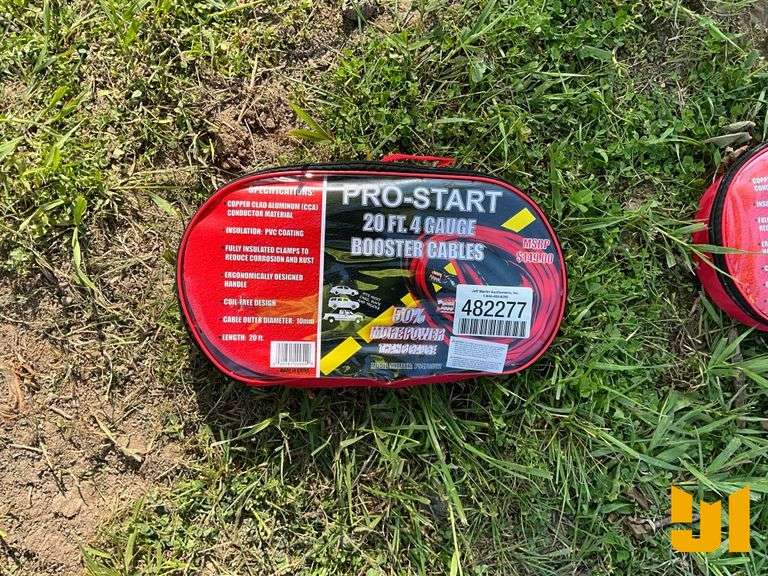 UNUSED, PRO-START BOOSTER CAVLES, 20', 4 GA