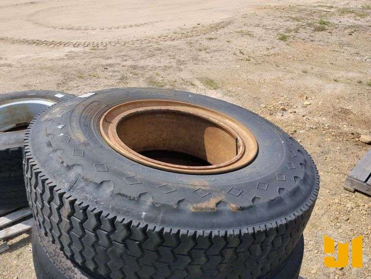 QTY OF (4) MISC TIRES W/ WHEELS