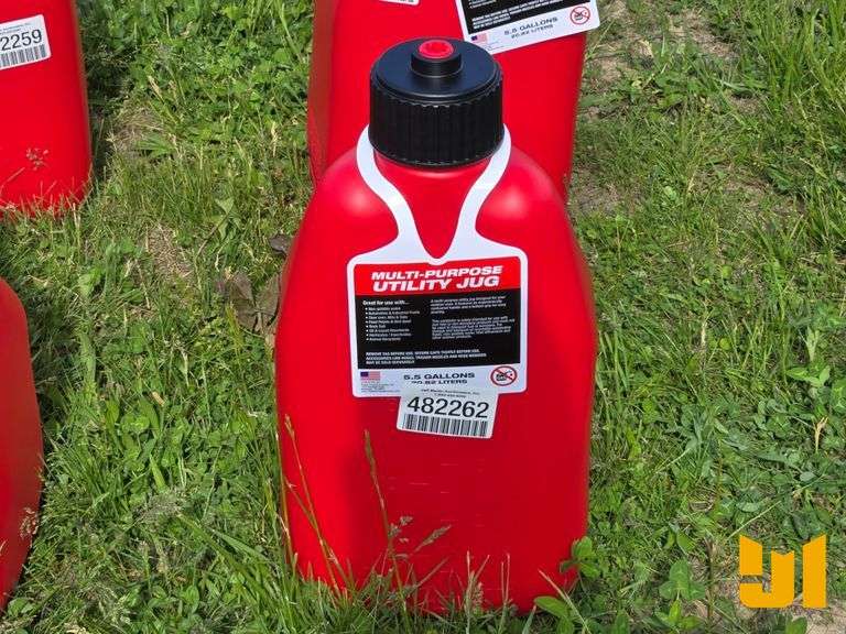 UTILITY JUG 5 GAL RED