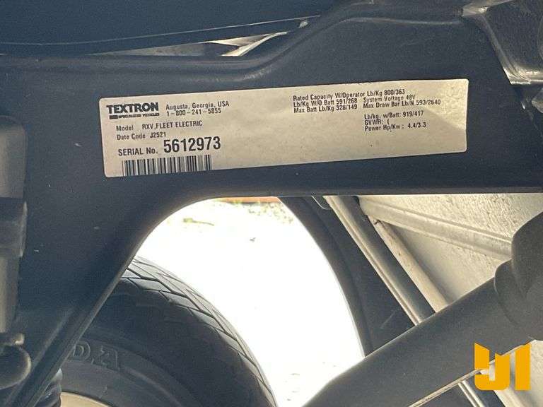 2021 EZ GO RXV GOLF CART 5612973