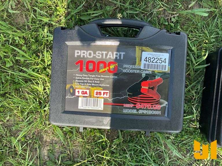 PRO-START 1GA 25’ PROFFESSIONAL SERIES BOOSTER CABLES