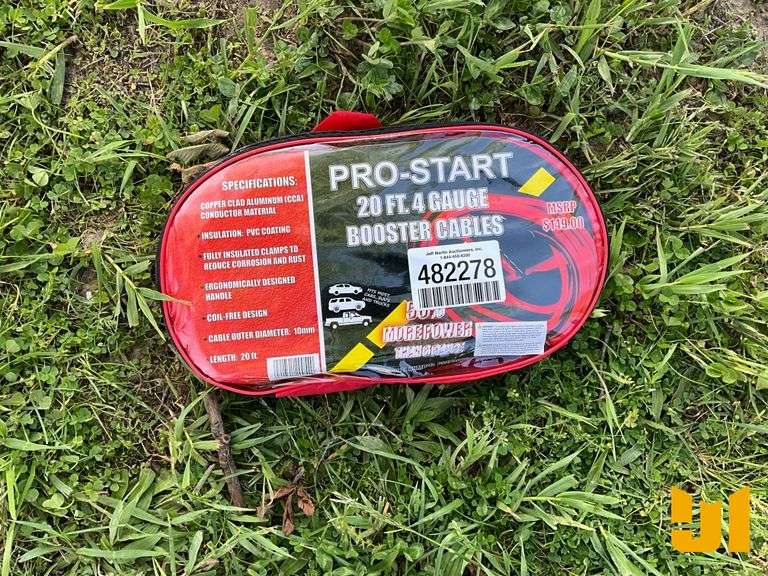 UNUSED, PRO-START BOOSTER CAVLES, 20', 4 GA