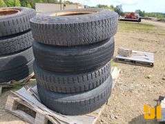QTY OF (4) MISC TIRES W/ WHEELS