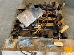 CLUCH,BEARING, WINCH PARTS FROM A 525C, MUFFLER, QTY (3) PALLETS