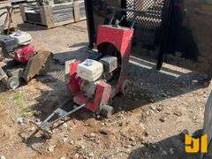 14" WALK-BEHIND CONCRETE SAW, GAS, ***LOCATED IN PELZER, SC***, LOADING