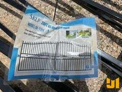 UNUSED SKLP 20 FT BI-PARTING WROUGHT IRON GATE