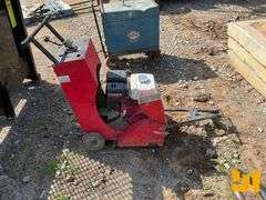 14" WALK-BEHIND CONCRETE SAW, GAS, ***LOCATED IN PELZER, SC***, LOADING