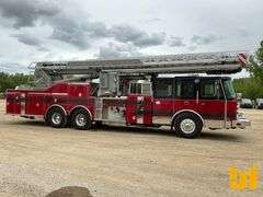 2002 E-ONE AERIAL LADDER/PUMP TRUCK VIN: 4EN3BCA8121004374 T/A  FIRE TRUCK