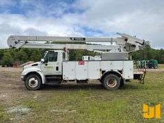 2015 INTERNATIONAL 4300 SBA 4X2 MATERIAL HANDLING BUCKET TRUCK TEREX HI-RANGER VIN: 3HAMMAAN5FL73113