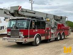 2002 E-ONE AERIAL LADDER/PUMP TRUCK VIN: 4EN3BCA8121004374 T/A  FIRE TRUCK