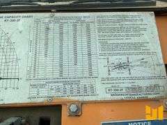 2011 BRODERSON RT300 ROUGH TERRAIN CRANE SN: 37818300