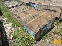UNUSED HURRICANE MSC2030F 20 FT X 30 FT STEEL CARPORT W/ ENCLOSED SIDEWALLS