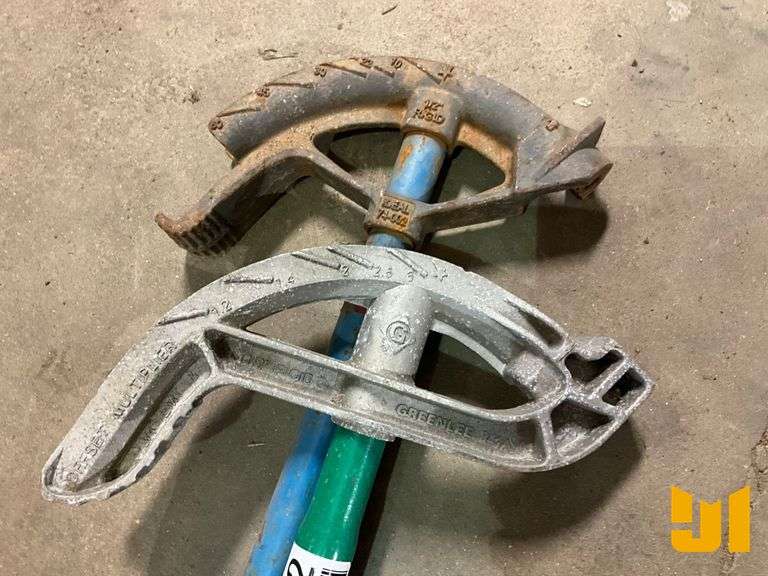 QTY OF (2) 1/2" MANUAL CONDUIT BENDERS