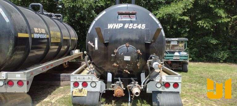21.5’ DRAGON 110 BBL VACUUM TANK BODY, SN: 153327, HOSE