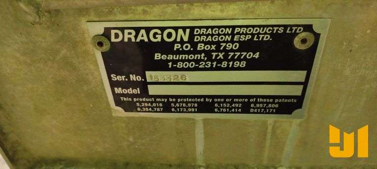 21.5’ DRAGON 110 BBL VACUUM TANK BODY, SN: 153326, HOSE