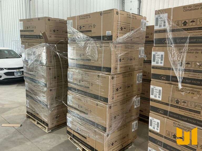 (5) GENERAL ELECTRIC ARC15AACW AIR CONDITIONING UNITS, COLOR- WHITE