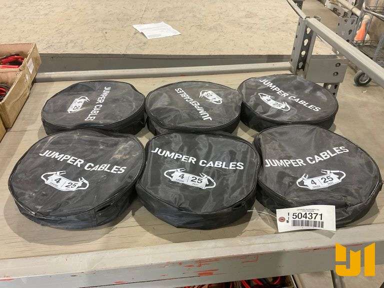 (6) SETS OF 4 GA 25’ JUMPER CABLES