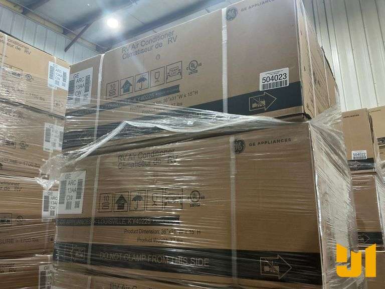 (5) GENERAL ELECTRIC ARC13AACW AIR CONDITIONING UNITS, COLOR- WHITE