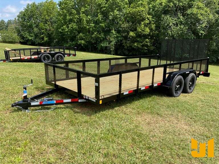 2025 TRIPLE CROWN TRAILERS, INC U7X18T24M-10K LANDSCAPE TRAILER 7'X18' VIN: 1XNBU1822S2042595