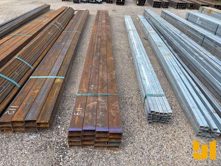 16PCS @20 FT 14 GAUGE 2 IN. X 4 IN. RECTANGULAR TUBING