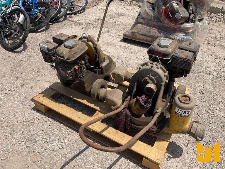 (2) WACKER PDT3A 2" PORTABLE PUMP