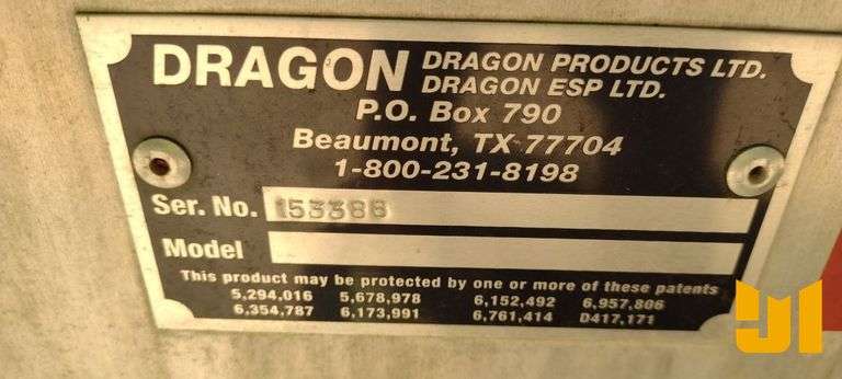 21.5’ DRAGON 110 BBL VACUUM TANK BODY, SN: 153388, HOSE