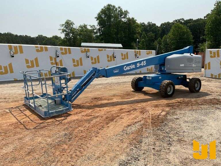 2013 GENIE S-45 4X4 TELESCOPIC BOOM LIFT SN: S4513-18048