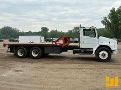 1996 FREIGHTLINER FL80 TANDEM AXLE FLATBED TRUCK VIN: 1FVXJLBB3TL599057