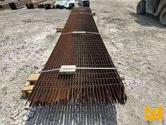 QTY OF (4) 20 FT METAL GRATES