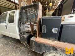 2003 FORD F-350 DUALLY CREW CAB 4X4 FLATBED TRUCK VIN: 1FDWX37PX3EC13079