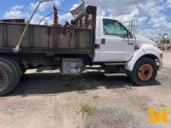 2009 FORD F650 SINGLE AXLE DUMP TRUCK VIN: 3FRWF65DX9V214637