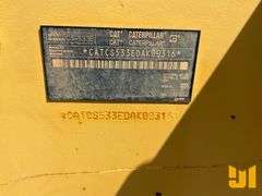 2005 CATERPILLAR CS-533E SINGLE DRUM VIBRATORY ROLLER SN: CATCS533EDAK00316
