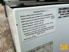 COLUMBIA PAR CAR PARAMEDIC GOLF CART SN: U4AE4#4ZE0567