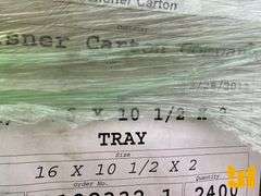 (2) PALLETS OF CARDBOARD FLATS, (3) WASTE MANAGEMENT DUMPSTER BAGS