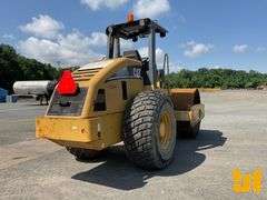 2005 CATERPILLAR CS-533E SINGLE DRUM VIBRATORY ROLLER SN: CATCS533EDAK00316