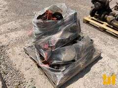 PALLET OF GAS POWERED CUT OFF SAWS, PARTS & PIECES,