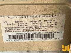 2006 MAZDA MAZDA3 VIN: JM1BK32F561481548 FWD
