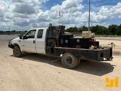 2003 FORD F-350 DUALLY CREW CAB 4X4 FLATBED TRUCK VIN: 1FDWX37PX3EC13079