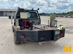 2003 FORD F-350 DUALLY CREW CAB 4X4 FLATBED TRUCK VIN: 1FDWX37PX3EC13079