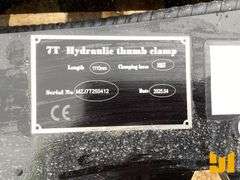 UNUSED 2025 GIYI WELD ON HYDRAULIC THUMB 7T SN: MZJ7T250412