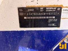 2017 CATERPILLAR 246D SKID STEER LOADER SN: BYF03727