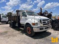 2009 FORD F650 SINGLE AXLE DUMP TRUCK VIN: 3FRWF65DX9V214637